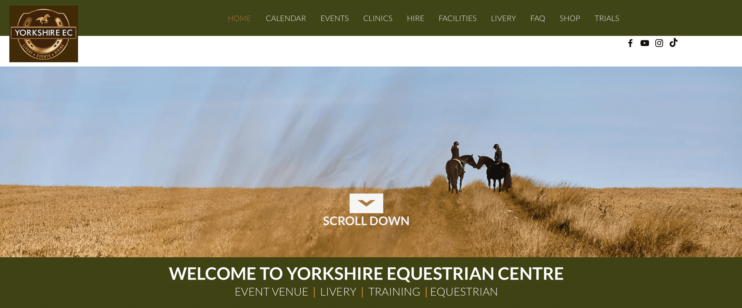 Yorkshire Equestrian Centre, equestrian venue in South Milford, West Yorkshire